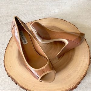 Steve Madden Leather Vintage Look Heels